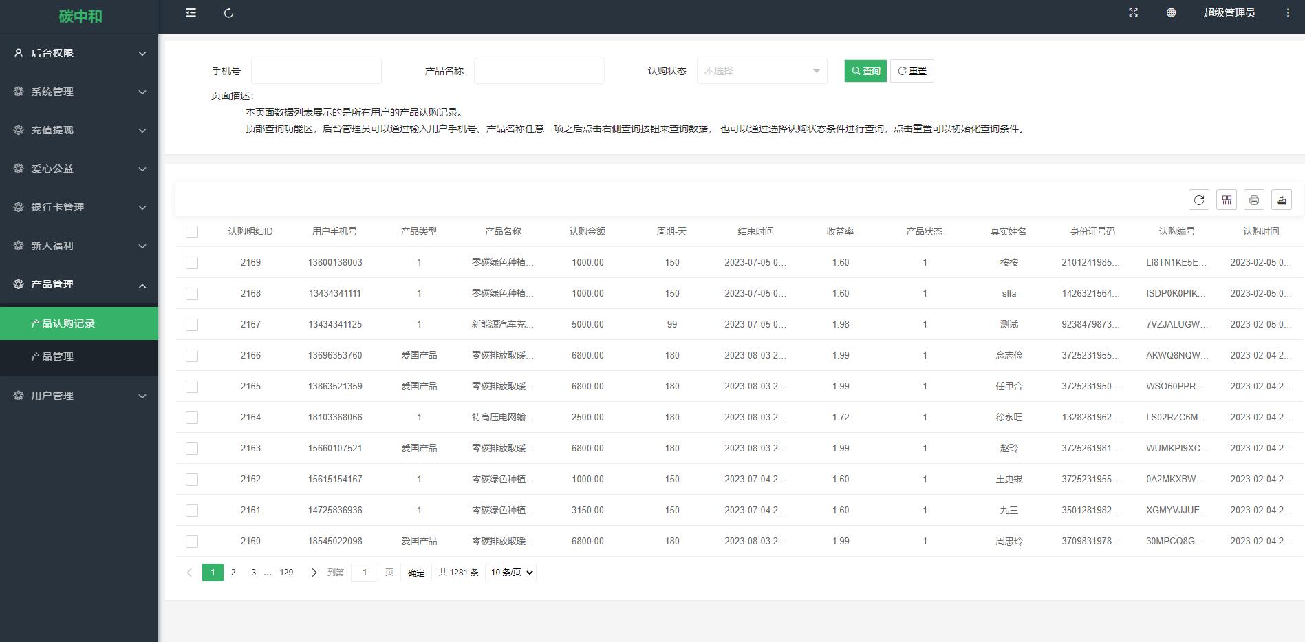 全开源绿色产业投资理财金融源码_碳排放投资能源源码图7