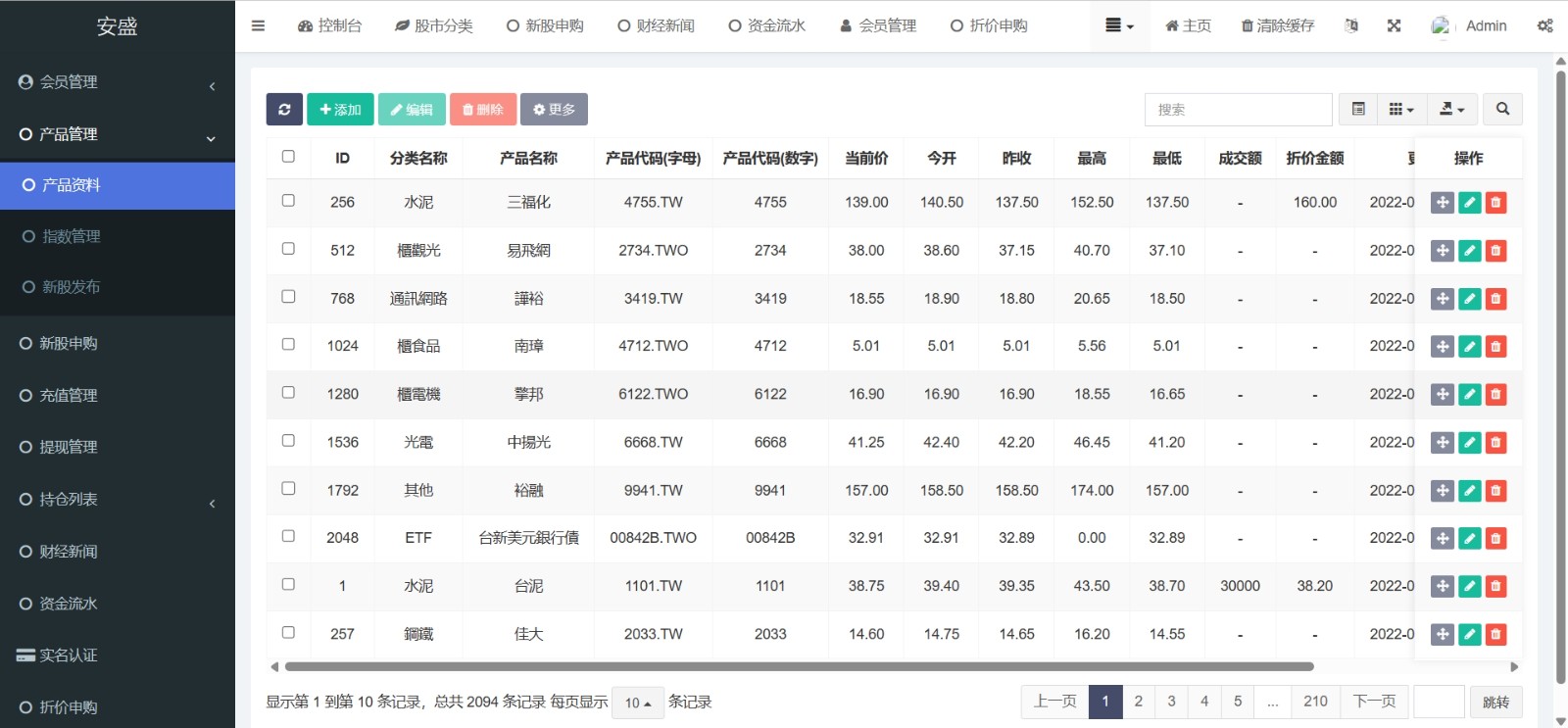 台湾股票交易平台源码-台股系统源码图8